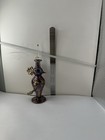 Bird Egyptian Hand Blown Hand Painted Pyrex Glass Perfume Bottle With 24k Trim