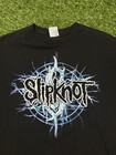 Slipknot Black Graphic T-shirt Medium Tennessee River Rock   Pop Music Band Tee