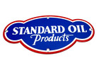 Vintage Standard Oil Petroleum - Porcelain Sign - Service Station Door Push
