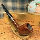 Lightly Smoked Wally Frank Billiard - Silver Band   Box - Estate Tobacco Pipe 
