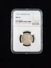1917 Canada 25 Cents 25c Ngc Graded Ms 62