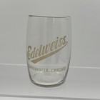 Schoenhofen Brewing Co  Edelweiss Preprohibition Etched Beer Glass