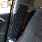 2pcs Black Car Seat Belt Cover Soft Shoulder Pad Cushions Auto Accessories Adult