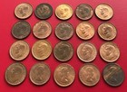 Rare  1937 - 1956 King George Vi   Qe Ii Farthings Complete Date Run High Grade