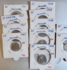 Venezuela  -  37 - Coin Lot  -  1965 To 1978 -  All Are Very Nice