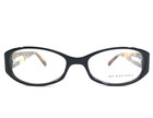 Burberry Eyeglasses Frames B2118 3329 Shiny Black Brown Oval Full Rim 50-16-135
