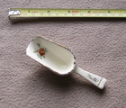 Lovely Antique Flower Design Nut Scoop Surname Young In Glaze Hand Made Item