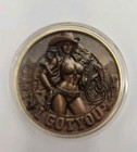 Sexy Cowgirl Coin Mint In Capsule