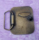 Belt Buckle Jumping Fish Fishing Brass Vintage 1976 Indiana Metal Craft A97 Usa