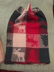 Park Imports Woven Xmas Dish Tea Towel 2 Ct Moose tree   Gibgerbread Boy New Nwt