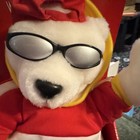 Coca-cola Polar Bear Plush Light   Sound White red In Box Try Me Press Paw