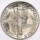 1935 10c Pcgs Ms66 Fb Mercury Silver Dime Full Bands Uncirculated