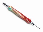 Handmade Double Seam Ripper W  Sewing Stiletto  Blue Purple Gold Rainbow Acrylic