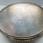 Vintage Silvered Handled Bowl G   d Silver Plate Bonbon Nut Dish