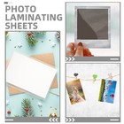 100 Pcs Lamination Supplies Paper Laminating Carrier Clear Pouch