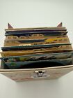 Vintage Box Of 40 Child 45 Rpm Records With Case And Index Card Very Nice   