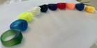 Lantern Movie Rings Set  10 Resin Rings In Plastic Container  Made In Usa