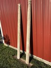 Antique Tapered Wooden Half Round Porch Posts Architectural Salvage
