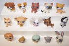 Lot Of 15 Hasbro Littlest Pet Shop Lps Mixed Lot Of Figures  cats  Dogs  Etc  