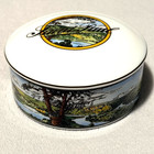 Tiffany   Co  St Paul Companies Porcelain Round Trinket Ring Box 4  Vintage