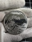 2017 Fiji 1 Oz Silver Proof Coin    hokusai The Great Wave    999 Fine