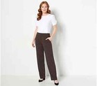 Susan Graver Cool Touch Knit Twisted Puff-sleeve Top Plus 4x White A470163