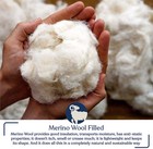 Full queen Size Organic Wool Comforters Duvet Insert  Ultra-soft Gots Certifi   