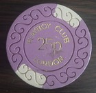 25p Playboy Club Casino London  Uk Casino Chip