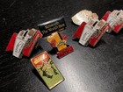 Lot Of 7 Trucking Related Vintage Lapel Pins Hat Pins Allied Van Beaufort