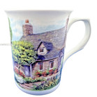 Cottages Set Of Three Different  Fine Bone China Mugs English Made   New Unused