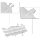 1992-1997 For Honda Radiator Grille Fins 92-97 Cr125r 125 Left-right Side Louver