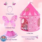 Playz Princess Castle Pop Up Tent And Dress Up Set     Kids Pink Pl