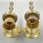 Vintage Gatco Solid Brass Wall Sconce Candle Holders Set Made In India