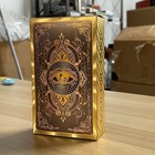 Gold Foil Tarot Cards Deck 78 Card Spanish English Guidebook Fortune Telling New