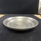 Vintage Hammered Aluminum Rose 9    Candy Bowl