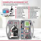 Amscope 48pc Starter 120x-1200x Compound Microscope Science Kit For Kids  white 