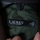 Lauren Ralph Lauren Quilted Coat Women M Green Equestrian Barn Jacket  215 Nwot