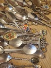 Vintage Souvenir Spoon Mega Lot Of 62 - Estate Find  Global Travel  Enamel Crest