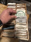 Vintage Ernie Ball Guitar String Wooden Box  Vintage String Assortment Included