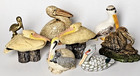 Pelican Figurines statues Bird Nautical Sea Coastal Beach  Home Decor Lot Of 8