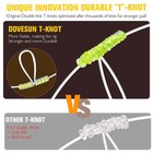 Dovesun 10pcs Surf Fishing Pompano Rigs With 3 Circle Hooks Saltwater Fishing