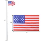25 Ft Heavy Duty Aluminum Flag Pole Kit