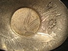 Antique Japanese Signed Chataku Silver Pewter Bamboo And Chrysanthemum  Design
