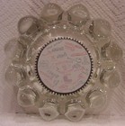 Fabulous Las Vegas Casinos Hotels Souvenir Hobnail Glass Ashtray Vintage