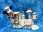 Rare Mint Lenox Classics Disney Showcase All Aboard With Mickey Train Figurine
