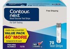 Contour Next 7278 Blood Glucose Test Strips - 70 Count   Free Shipping 