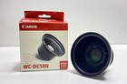 Lot Of 3 Assorted Canon Conversion Camera Lenses-wc-dc58n  La-dc58d   Lh-dc30