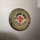 Vintage Las Vegas Poker Chip Flamingo Hotel  1 00 Chip Nevada