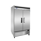 Atosa Mbf8507gr 54  Two Solid Door Bottom Mount Reach-in Refrigerator 44 Cu  Ft 