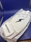 Nwts-2025 Bruce Bolt Adults  Premium Pro Short Cuff Batting Gloves Large White